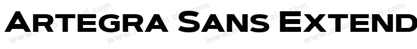 Artegra Sans Extended Bold字体转换